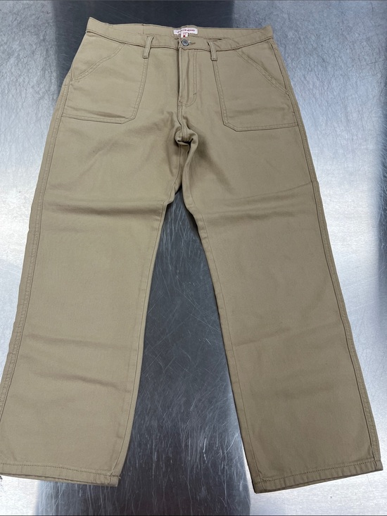 Lucky Brand Denim - Lucky Brand 90’s Loose High Rise Straight-Leg Pants - Khaki Women’s 12